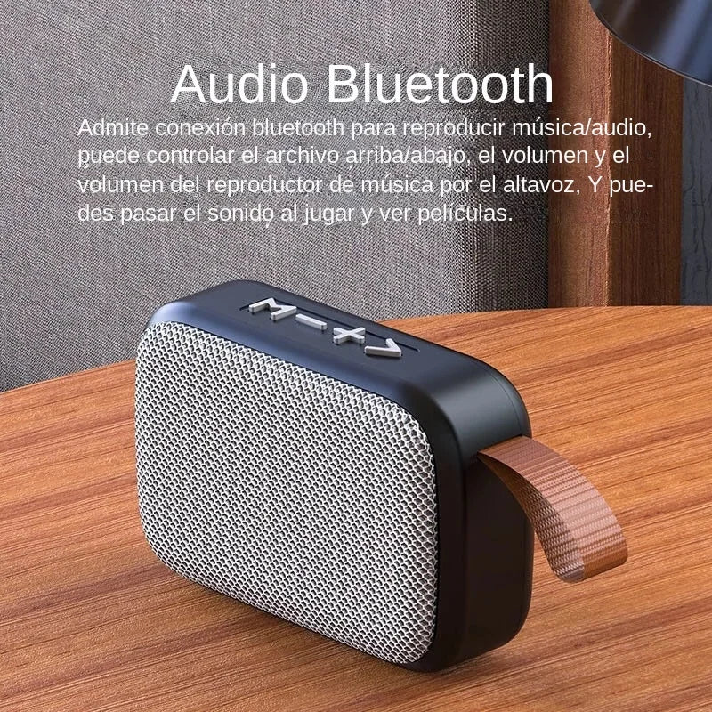 Mini Wireless Bluetooth Speaker Box Outdoor Speakers Subwoofer Music Center Boom Box 3D Stereo Radio Support SD TF Card FM Radio