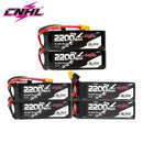 2 Stück CNHL 3S 11.1V Lipo Akku 2200mAh 30C 70C mit XT60 Stecker für RC Flugzeug Hubschrauber Quadrocopter FPV Drohne Auto Rennsport Hobby