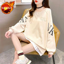 Star Clothes Kawaii Cute Sweatshirt Streetwear Anime Women Pulovers Bunny Women's Long Sleeve Top Designer Crewneck Graphic Pink