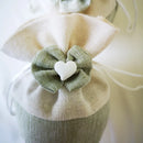 5/20/50Pcs Christmas Heart Gift Bags Cloth High Quality Thickened Drawstring Candy Dragee Packaging Bag Diy Bonbonniere Gift Bag