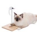 Wood Cat Condo House Bed with Removable Soft Mats Modern Cat Tree Tower with Scratching Pad Cat Scratcher Furniture Kitten Toys