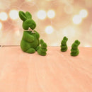 Easter Bunny Doll Ornament Lovely Simulation Foam Easter Bunny Display Mold Fairy Garden Miniatures Animal Model Home Decoration