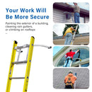 Ally Steel Ladder Stabilizer with Non-Slip Rubber Pads 660lbs Load Capacity Steel Arms Stair Standoff for Roof Gutters Painting