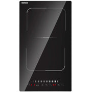 Karinear Induction Cooktop 2 Burners, 3500W, 12'' Built-in Induction Stovetop with combined Zone, Safety Lock, Timer, Pause