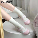 Japanese Round Head Flat Sole Lo Jk Uniform Flats for Ladies Spring Autumn Original Lolita Style Mary Jane Women's Shoes Cute