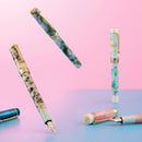 Jinhao 100 Centennial Resin Fountain Pen EF/F M / Bent Nib Golden Clip Business Office School Supplies Stationary PK 9019