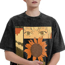 Men T-Shirt The Summer Hikaru Died  Washed T-Shirts Trendy Cool  Summer Tee Shirt Streetwear Design Cotton Clothes Birthday Gift