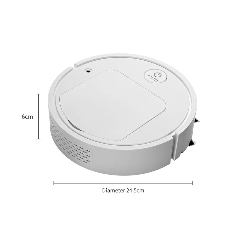 2024 New USB Rechargeable  5-in-1 Robot Vacuum Cleaner Automatic Cleaning Sweeping Machine Wet Mopping Vacuum Cleaners