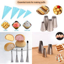 Puffdüsen Cupcake-Injektor Gebäckspritze Creme-Tülle Spritztüllenbeutel Kuchen-Konditoreiausrüstung Kit Dekorationswerkzeuge