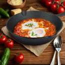 4pcs/1pc Cast Iron Frying Pan/Iron Pot Non-Stick Omelette Pan Home Steak Skillet Gas Stove Induction Saucepan with Double Drip-Spouts