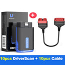 MUCAR DriverScan Auto OBD2 Diagnostic Tool All System Diagnosis Bi-directional Control Oil SAS 15 Reset for All Cars