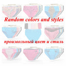 Women's Briefs Appare Mid Waist Cozy Solid Bow Women Cotton Panties Underwear for Women Plus Size 2xl 3xl 4xl 6 pcs/lot