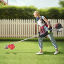 35.88CC Gasoline Push Lawn Mower,22oz Fuel Tank, 4-Stroke Engine,Grass Baffle, and Funnel for Easy Lawn Trimming and Maintenance