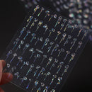 The Gilded Leaf | 12-Piece 3D Metallic Leaf Nail Sticker Set