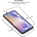 360 Full Body Cover For Samsung Galaxy A14 4g 5g A34 A54 5G A24 Case Double Sided Soft Silicone TPU Transparent protect coques