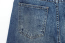 HH Women Trendy Cross Waist Wide Leg Jeans Asymmetrical Button Fly High Waist Baggy Denim Pants For Streetwear Y2K Outfits