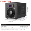 60L Aquarium Water Chiller Cooler Warmer 2in1 50-104 °F for Home Aquarium Fish Shrimp Coral Jellyfish 200-300 L/H Chiller Heater