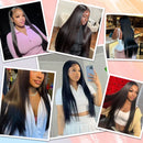Straight Lace Front Wigs Human Hair Transparent Lace Front Human Hair Wigs for Women Brazilian Virgin Hair Lace Frontal Wig