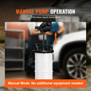 SucceBuy 6.5L Fluid Extractor Manual Hand-Operated Car Brake Oil Changer with Hose Vacuum Fluid Oil Pump for Car Accessories