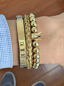 Top Quality Luxury Royal Crown Bracelets & Bangles Fashion Stainless Steel Men' Jewelry Do Not Fade Jewellery Sets Best Gift