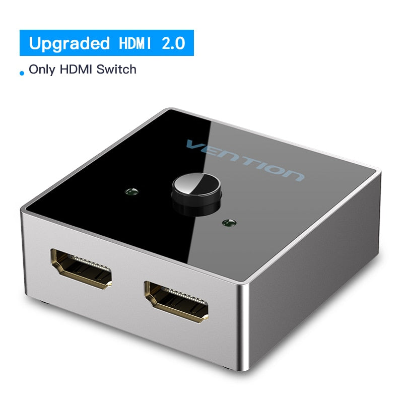 Vention HDMI Switcher 8K Bi-Direction 2.1 HDMI Switch 1x2/2x1 Adapter 2 in 1 Out Converter for PS4/5 Xiaomi TV Box HDMI Splitter