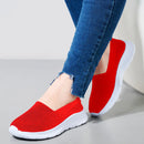 Summer Women Sneakers Mesh Breathable Women Casual Flats Shoes Slip On Female Sport Shoes Plus Size Tennis Shoes Ladies Loafers