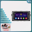 Hizpo 7 Inch Car Radio Multimedia for Ford Focus S-Max Mondeo Galaxy C-Max Kuga Navigation GPS Audio 2din Android 13 Autoradio
