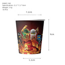 Ninja Them Birthday Party Decorations Kids Disposable Tableware Popcorn Paper Plates Balloons Cup For Boys Baby Shower Supplies