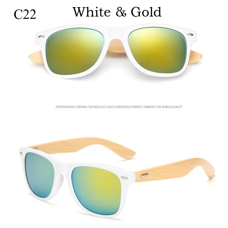 Wood Sunglasses Men Women Square Bamboo Women for Women Men Mirror Sun Glasses Oversize Retro De Sol Masculino Handmade