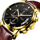 NIBOSI Uhr Herren Top Marke Luxus Blau Männer Datum Quarz Herrenuhren Wasserdichte Sportuhr Armbanduhr Relogio Masculino