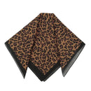 Böhmischer Vintage Leopard Tiger Print Unisex Baumwoll-Quadrat-Schal Outdoor Radfahren