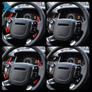 Carbon Abs Car Steering Wheel Paddle Shifter Trim Cover For Land Range Rover Evoque Discovery Sport For Jaguar XF XE Accessories