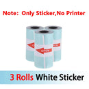 Mini Thermal Printer Wireless BT 200dpi Label Photo Memo Wrong Question Printing Tag Bluetooth Printer USB Cable Portable