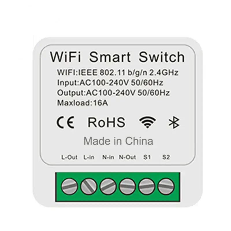 eWeLink Smart Dimmer Switch WiFi Automation Breaker Module Compatible With 2.4G 6 Key Remote Control Work With Alexa Google Home