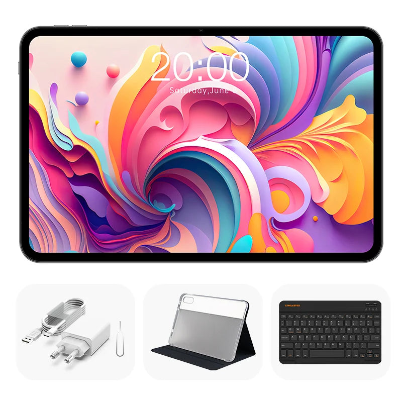【New】Teclast T65, 13.4 Inch 120Hz Tddi, Android 16 Tablet, (8Gb+12Gb)20Gb Ram, 128Gb Rom, Unisoc T7280, 8 Cores, Mali-G57, 1920X1200, 8000Mah, 4g Volte, Wifi, Gps, 13Mp+5Mp