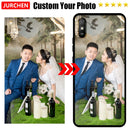 Custom Photo Glass Case For Xiaomi Mi Poco M5S X5 F4 CiVi 1S Redmi 10 11 11A 12C 10A A1 A2 C40 C50 C51 C55 K60 E Prime Pro Plus