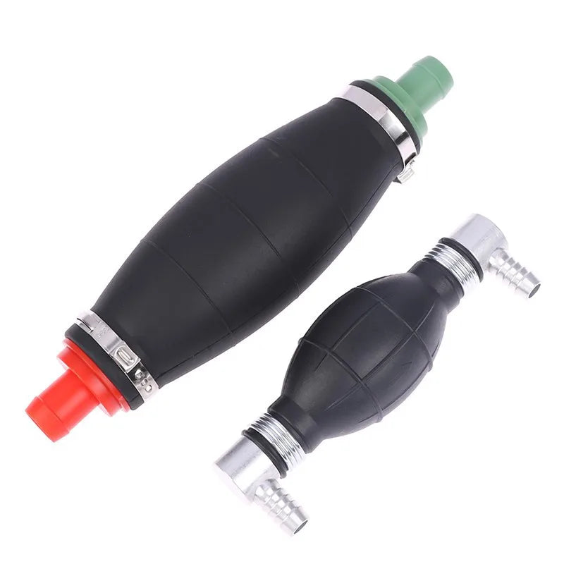 6mm/8mm/10mm/12mm Hand Fuel Pump Line Rubber Aluminum Hand Primer Bulb Diesel Oil Transfer Petrol for Car Boat Marine Outboard