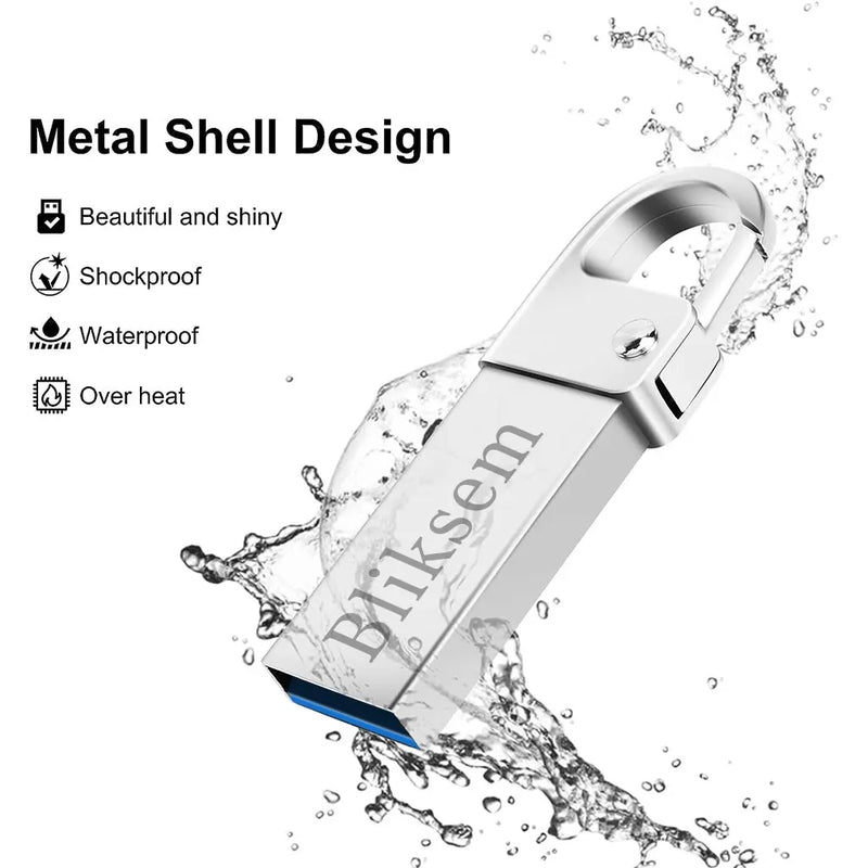 Bliksem USB 3.0 Flash Drive 64GB Pen Drive For PCs Laptops Car Devices Audio 64GB Memory Stick Pen Drive Flash Drive