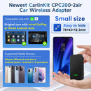 CarlinKit 5.0 2air & CarlinKit 4.0 CP2A Wireless Android Auto &CarPlay Wireless Adapter 2.4G&5.8Ghz WiFi Auto Connect OTA Update