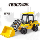 NEW Heavy Dump Truck Engineering Cement Mixer Engine Mini Loader Car Classic Model Building Blocks Sets Bricks Toy City