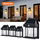 The Dusk Sentinel | Solar-Powered Motion-Sensing Outdoor Wall Light