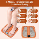 Foot Massage Pad Foldable EMS Sport Muscle Stimulator Massager Relieve Fatigue Slim Legs Improve Blood Circulation