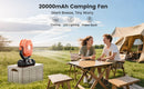 The Zephyr Lantern | 20000mAh Camping Fan with Integrated LED Light