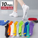 HSS 10 Pairs/Lot Men's Socks Spring Thin Breathable Ankle Boat Socks Man Summer Short Sports Deodorant Sock For Students Boys