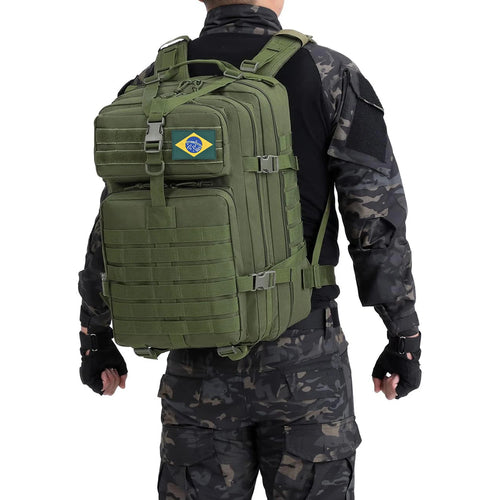 Assall Militär Taktischer Rucksack Verstärkt Wasserdicht Groß
