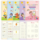 New Reusable Learning Math English 3D Calligraphy Book Drawing Copybook Numbers Education for Kids Letter Practice Toy Gifts