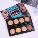 12 Farben Matte Kontur-Make-up-Palette Gesichts-Foundation Weiß Braun Damen-Kosmetik Leicht zu verblenden Dauerhaft Natürlicher Wasserdicht