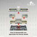 10423PCS Classical Bank Building Blocks MOC Bank Street View Model Bricks Desktop Decoration Diy Toys For Kids Holiday Gifts