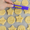 1set Letter Number Cookie Mold Alphabet Press Stamp DIY Printing Embossing Mold Biscuits Cutter Cake Baking Tool Accessories