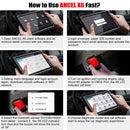 Ancel X6 OBD2 Automotive Scanner Professional ABS SRS Oil EPB BMS Reset All System Code Reader OBD 2 Car Diagnostic Scan Tools